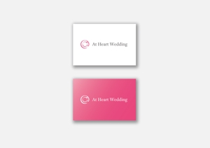 D.R DESIGN (Nakamura__)さんのブライダル企業「（株）At　Heart　Wedding」のロゴへの提案