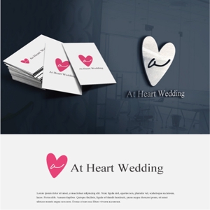drkigawa (drkigawa)さんのブライダル企業「（株）At　Heart　Wedding」のロゴへの提案