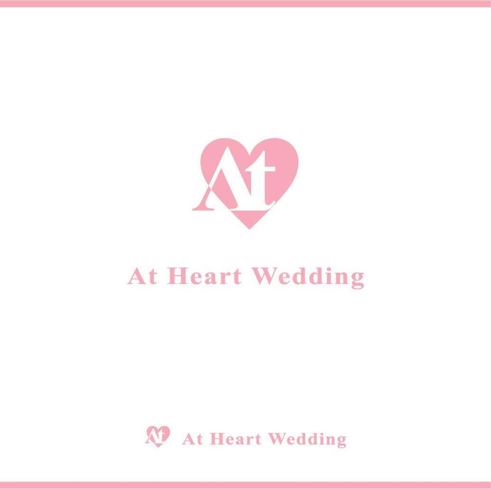 ブライダル企業「（株）At　Heart　Wedding」のロゴ