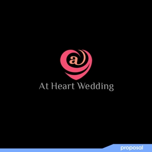ark-media (ark-media)さんのブライダル企業「（株）At　Heart　Wedding」のロゴへの提案