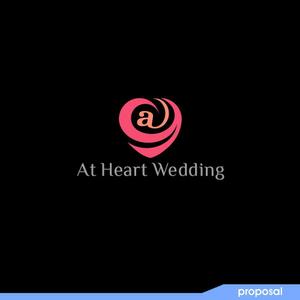 ark-media (ark-media)さんのブライダル企業「（株）At　Heart　Wedding」のロゴへの提案