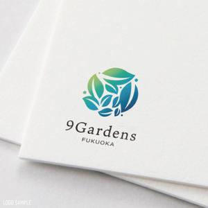 BlueGreen Design (BlueGreen_design_inc)さんの飲食店 9gardens Fukuokaのロゴへの提案