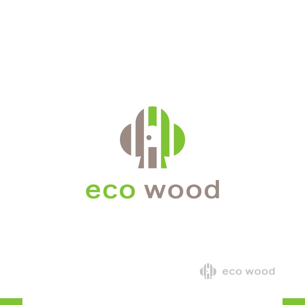 建売住宅「エコウッド（ecowood）」のロゴの仕事