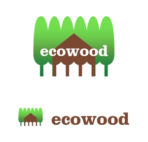 MacMagicianさんの建売住宅「エコウッド（ecowood）」のロゴの仕事への提案