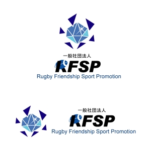 Beautiful sunny (mogoi7bi3i8ouf)さんのラグビーや基礎体力アップトレーニングを子供達へ提供する(一社)Rugby Friendship Sport Promotionのロゴ への提案