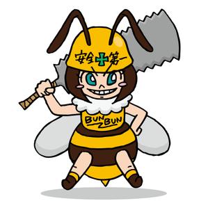 jugene (jugene)さんのミツバチ（女の子）のキャラクターロゴへの提案