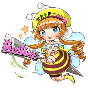 一膳慶樹 (kkichizen)さんのミツバチ（女の子）のキャラクターロゴへの提案