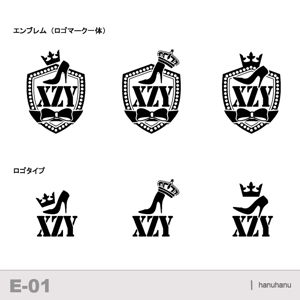 hanu2 (hanuhanu)さんの若者向け婦人靴のWEBショップのロゴ制作への提案