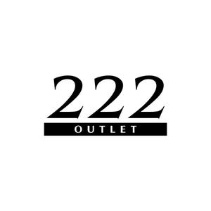 STUDIO ROGUE (maruo_marui)さんのアウトレット商品を販売する店舗「２２２」のロゴへの提案