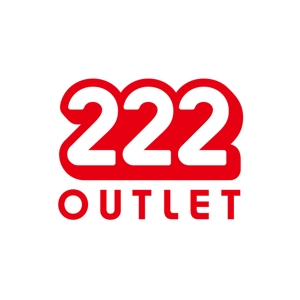 Komoto Graphic (komoto)さんのアウトレット商品を販売する店舗「２２２」のロゴへの提案