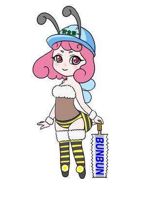 合田　香奈 (kotekoji)さんのミツバチ（女の子）のキャラクターロゴへの提案