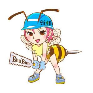 ima_gogo (ima_gogo)さんのミツバチ（女の子）のキャラクターロゴへの提案