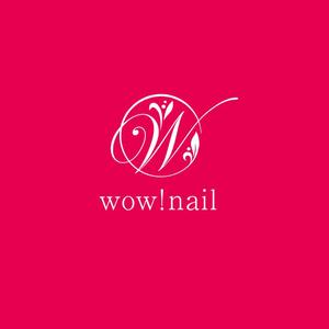 atomgra (atomgra)さんのネイルサロン「wow!nail」のロゴへの提案