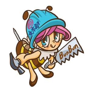 ブージャム (boojum)さんのミツバチ（女の子）のキャラクターロゴへの提案