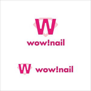 crawl (sumii430)さんのネイルサロン「wow!nail」のロゴへの提案