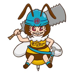jugene (jugene)さんのミツバチ（女の子）のキャラクターロゴへの提案