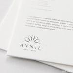 BlueGreen Design (BlueGreen_design_inc)さんのネイルサロン、「AYNIL」のロゴへの提案