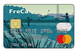 田中　威 (dd51)さんのフリーランスに嬉しいクレジットカード「FreCa」：カードデザインコンペへの提案