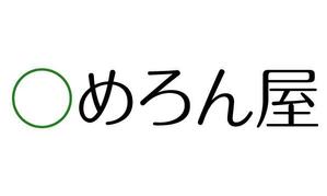 naka6 (56626)さんの米、メロン販売農家「めろん屋」のロゴへの提案