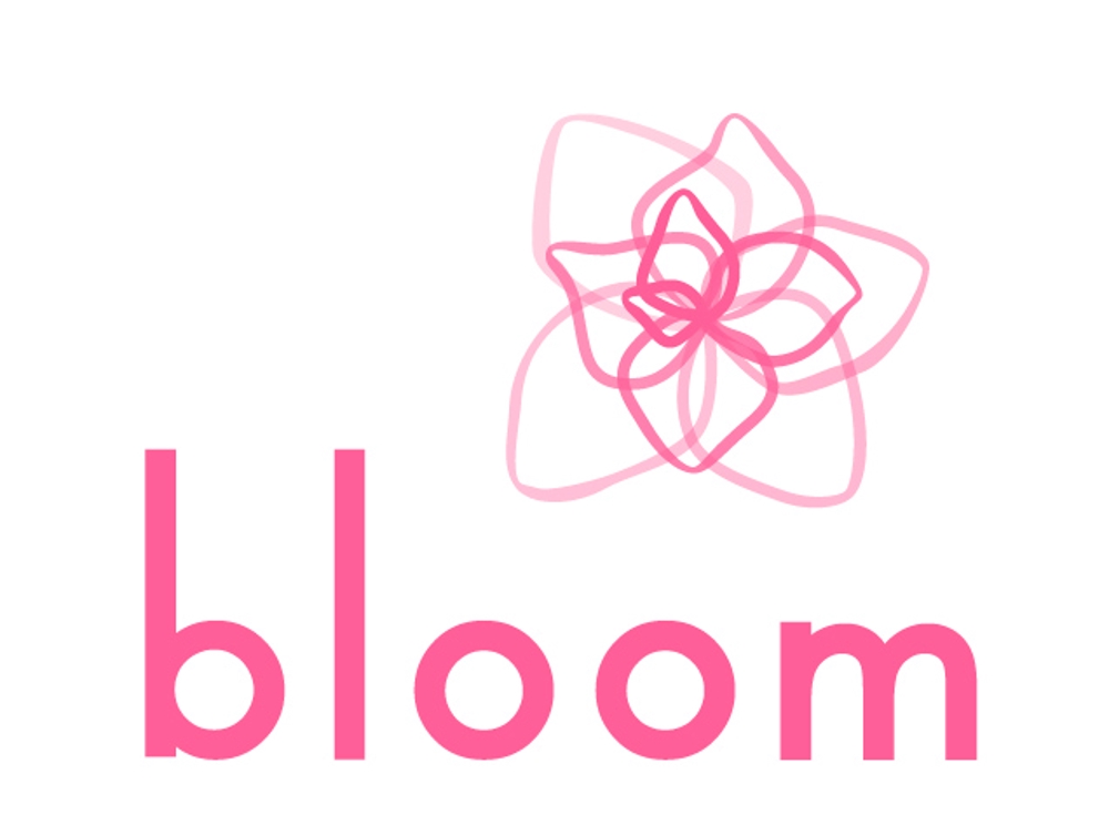 「Bloom」のロゴ作成