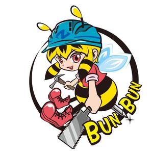 kosei (kosei)さんのミツバチ（女の子）のキャラクターロゴへの提案