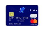 aki-37 (aki-37)さんのフリーランスに嬉しいクレジットカード「FreCa」：カードデザインコンペへの提案