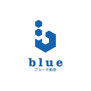 TKデザイン (takekazu1121)さんの不動産の売買・仲介・賃貸  株式会社ブルー不動産のロゴへの提案