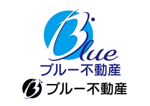 日和屋 hiyoriya (shibazakura)さんの不動産の売買・仲介・賃貸  株式会社ブルー不動産のロゴへの提案