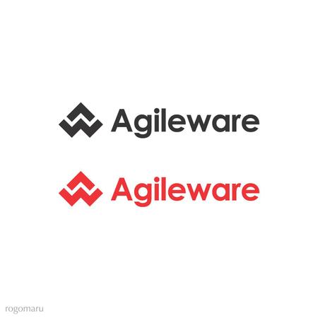 ロゴ研究所 (rogomaru)さんのIT会社「Agileware  AGILEWARE」のロゴ作成への提案