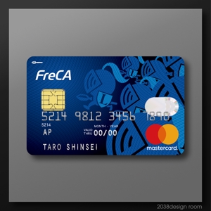 2038 design room (2038design)さんのフリーランスに嬉しいクレジットカード「FreCa」：カードデザインコンペへの提案