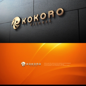 Riku5555 (RIKU5555)さんの新サービス「KOKORO FITNESS」のロゴへの提案