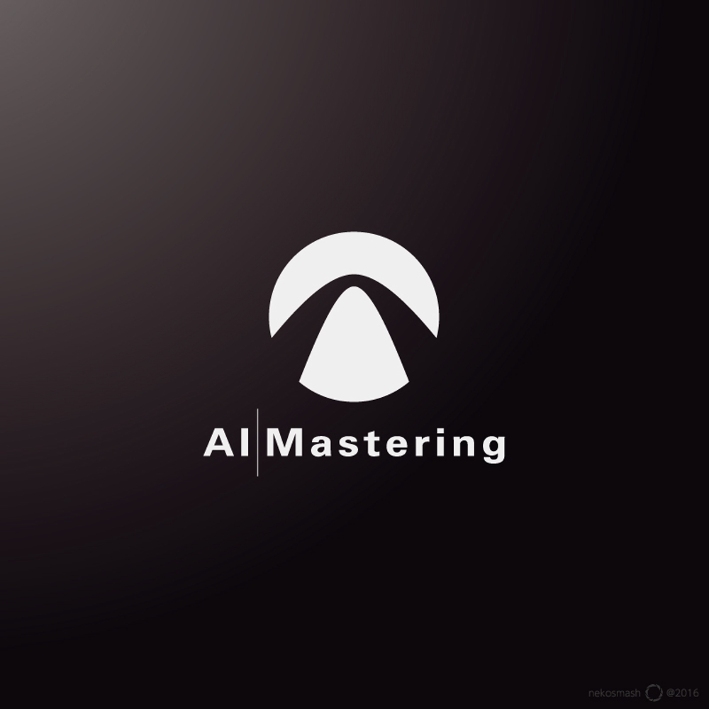 音楽マスタリングサービス、「AI Mastering」のロゴ作成