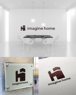 utamaru (utamaru)さんの住宅建築会社「イマジンホーム」のロゴへの提案