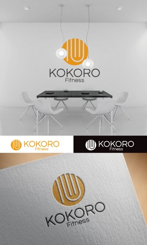 fs8156 (fs8156)さんの新サービス「KOKORO FITNESS」のロゴへの提案