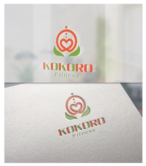 KR-design (kR-design)さんの新サービス「KOKORO FITNESS」のロゴへの提案