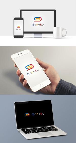 株式会社ガラパゴス (glpgs-lance)さんのヘッダー・バナーが簡単に作れるデザイン制作ツール「Garaku(画楽)」のロゴ作成への提案