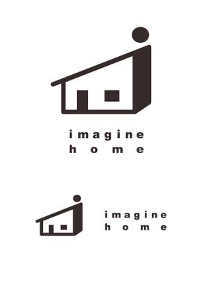 mameden design (u-126)さんの住宅建築会社「イマジンホーム」のロゴへの提案