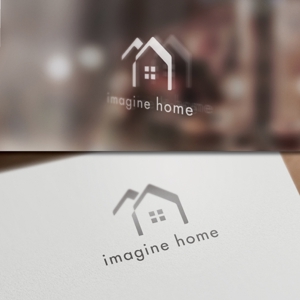 late_design ()さんの住宅建築会社「イマジンホーム」のロゴへの提案