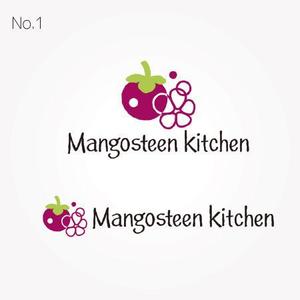 koromiru (koromiru)さんのタイ料理教室　Mangosteen kitchen のロゴへの提案