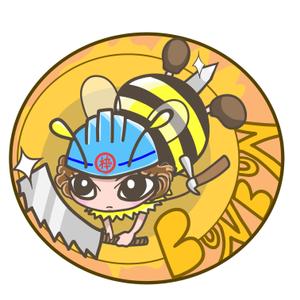 佐々木ひさ枝 (dharmayoga)さんのミツバチ（女の子）のキャラクターロゴへの提案