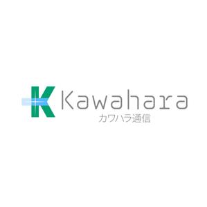 taguriano (YTOKU)さんの電気通信工事　「有限会社カワハラ通信」の　ロゴへの提案