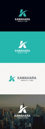 tanaka10 (tanaka10)さんの電気通信工事　「有限会社カワハラ通信」の　ロゴへの提案