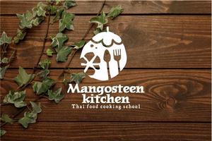 kyoniijima ()さんのタイ料理教室　Mangosteen kitchen のロゴへの提案