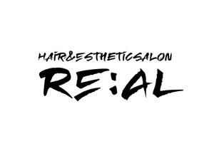 THREEWHEELS (threewheels)さんの美容室とエステの複合サロン「hair&esthetic salon RE:AL」(リアル)のロゴへの提案