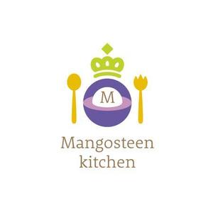 Q (qtoon)さんのタイ料理教室　Mangosteen kitchen のロゴへの提案