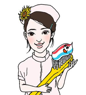 さんの歯科衛生士学生向け雑誌の表紙・挿絵用キャラクターイラストのデザインへの提案