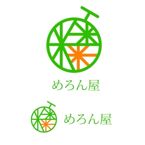 sakura (sakurayamaguchi)さんの米、メロン販売農家「めろん屋」のロゴへの提案