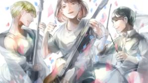 冴時 (saezumi)さんのガールズバンドのイラスト１枚（ボカロ曲MV用）への提案