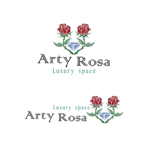 YASUSHI TORII (toriiyasushi)さんのカフェ＆バー「Arty Rosa」のロゴへの提案