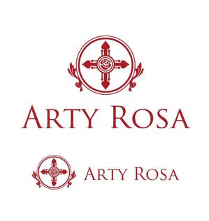 郷山志太 (theta1227)さんのカフェ＆バー「Arty Rosa」のロゴへの提案